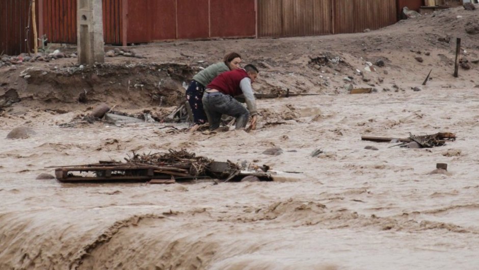 El año 2019 se generaron aluviones en la zona norte del país, producto de las fuertes lluvias. (Foto: Aton Chile) 