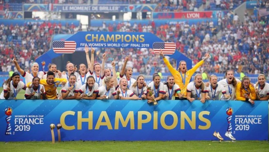 La Selección Nacional de Fútbol de Estados Unidos fue campeona del Mundial de Francia 2019. (Foto: Richard Heathcote).