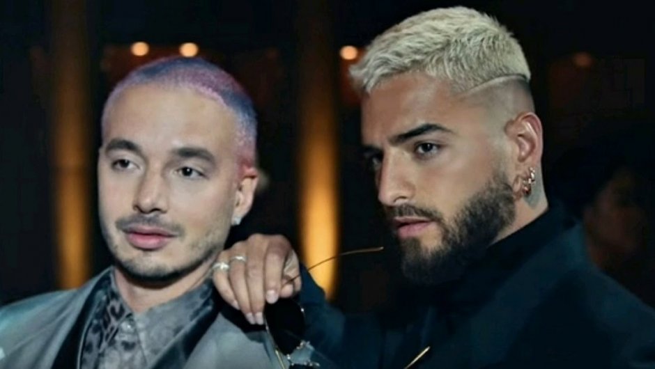 J Balvin junto a Maluma. 